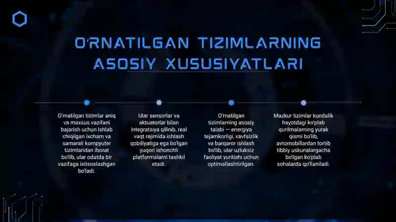 O'RNATILGAN TIZIMLARDA IOT (INTERNET OF THINGS) QO'LLANISHLARI 4