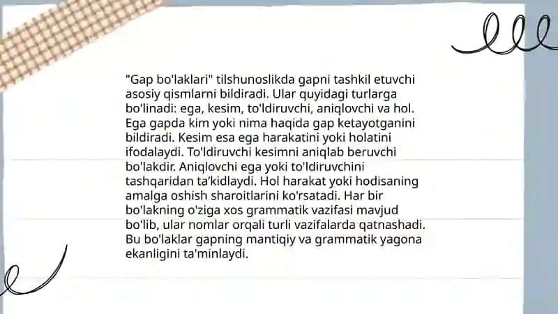 SINTAKSIS BO'LIMI O'QITISH METODIKASI 4
