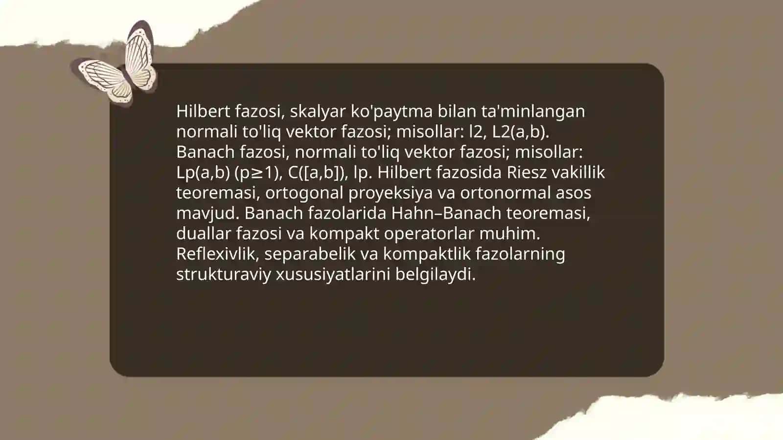 Funksional qiymatli taxlil 4