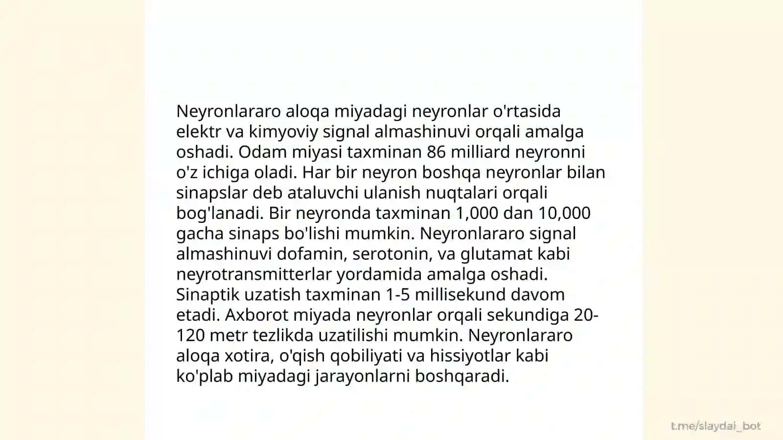 Sinaptik harakatlanish 4