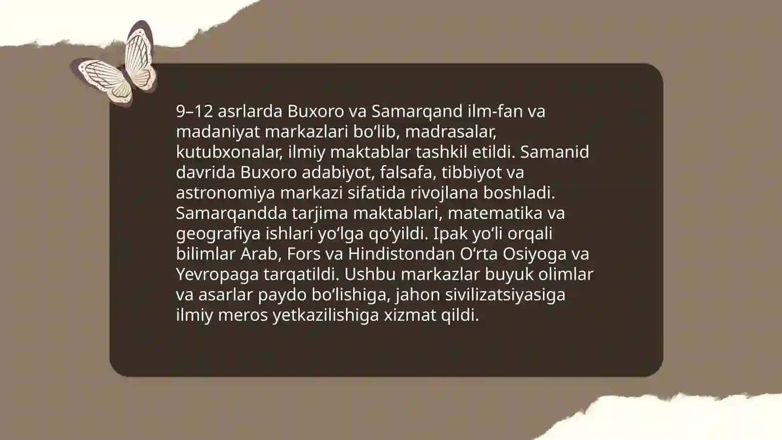 Roy bergan madaniy uygonish 4