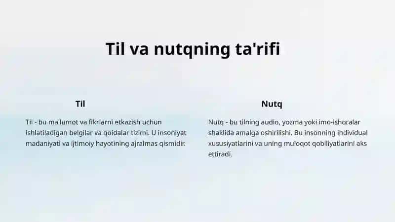Til va nutqmunosabatlari 4