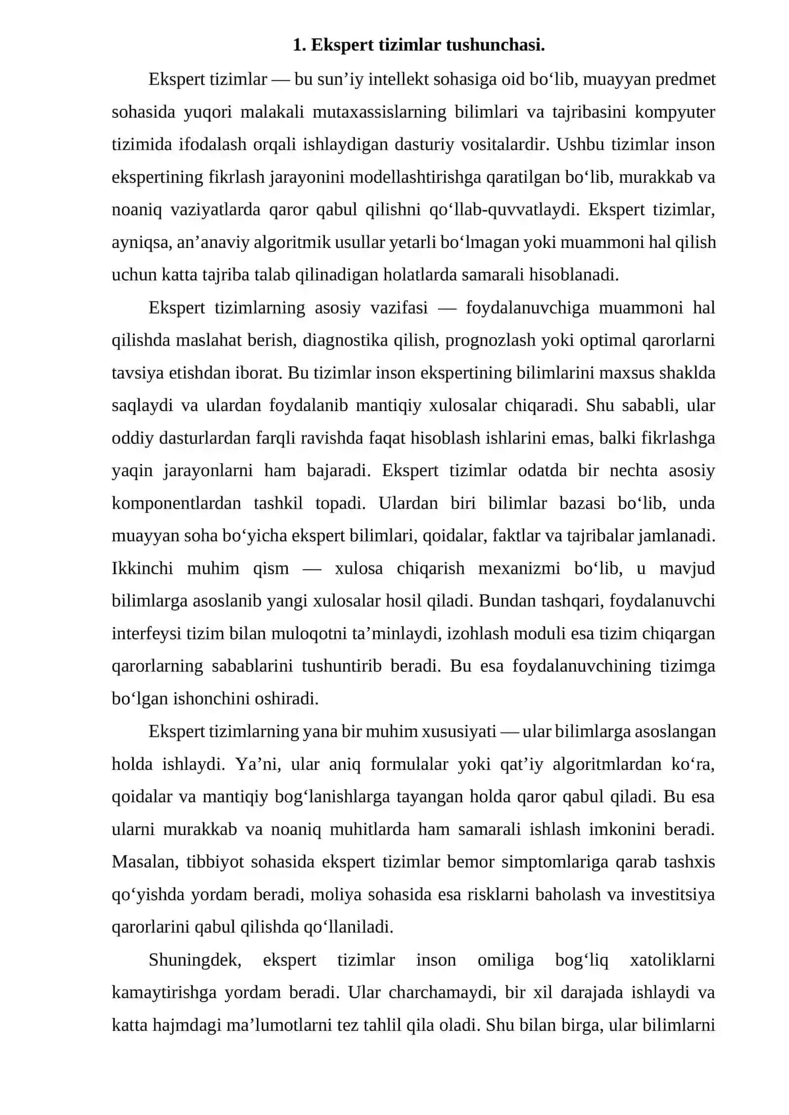 Amaliy ekspert tizimlar 4
