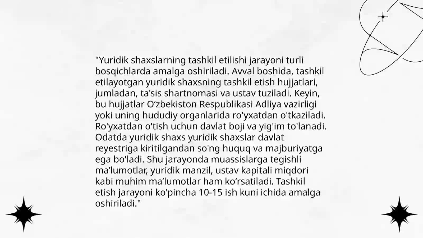 Yuridik shaxslar turlari 4