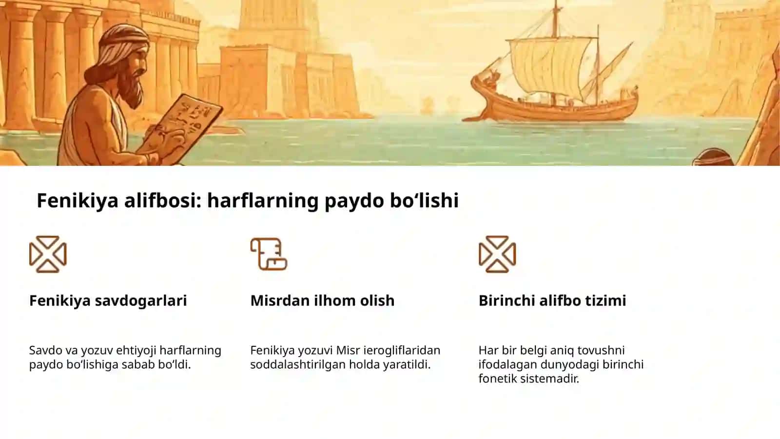 Qadimgi Mesopotamiya: mixxat yozuvi (klinopisi) 4