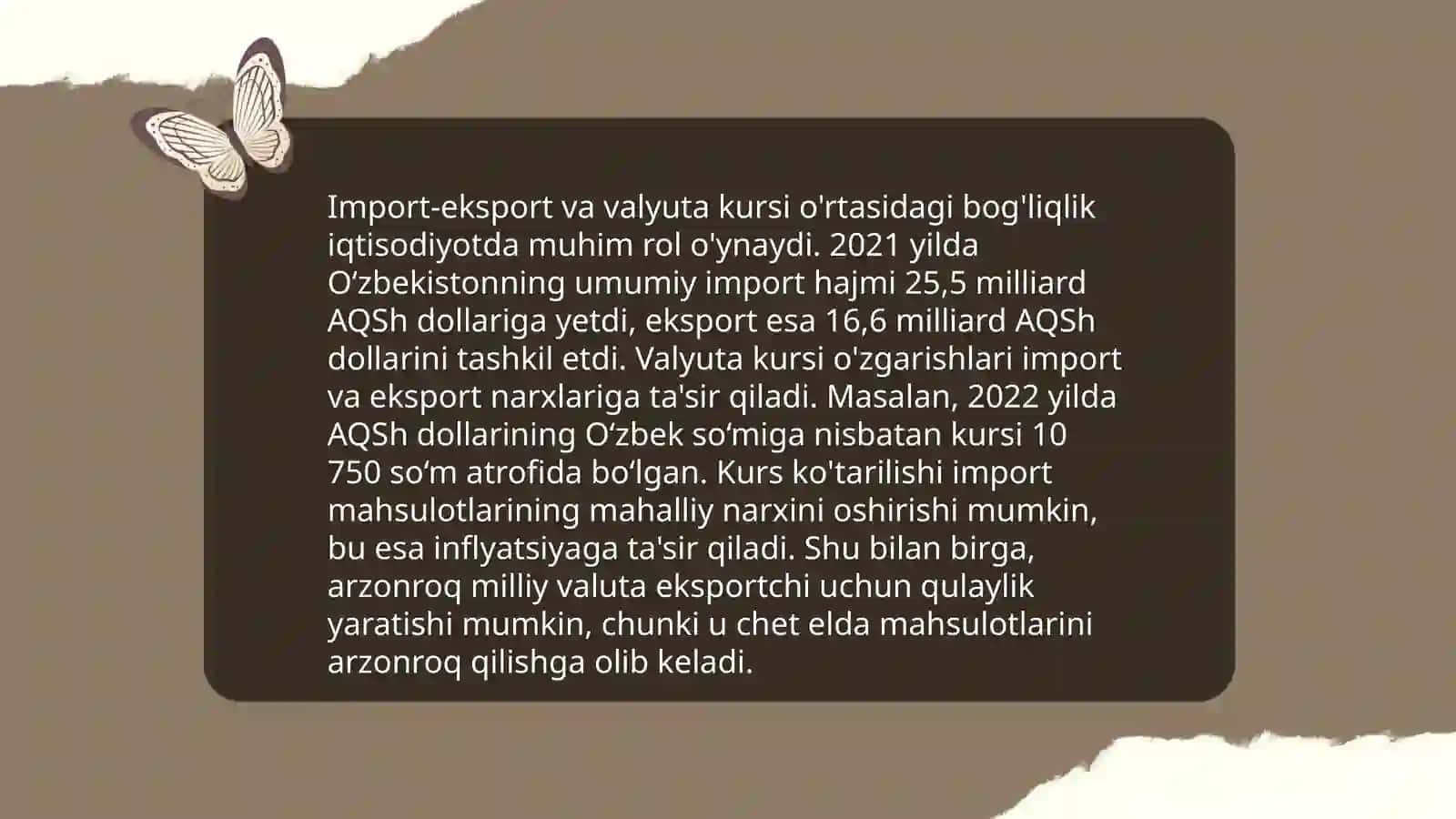 Ishlab chiqarish va valyuta kursi 4