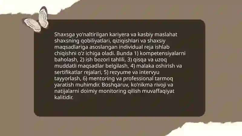 Shaxsga yoʻnaltirilgan maslahat 4