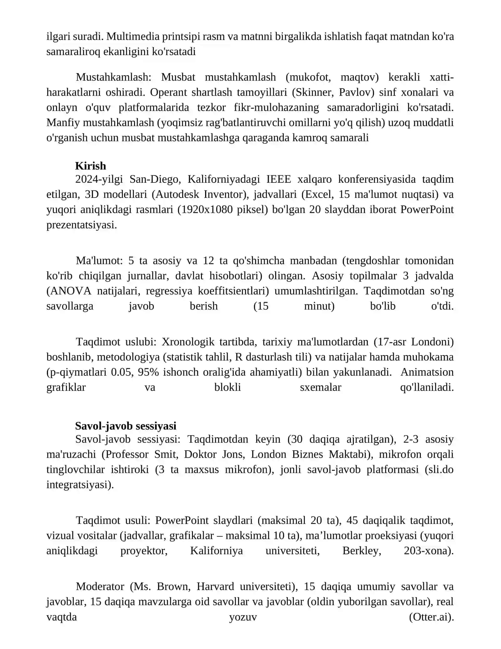 Mavzuni bayon qilish metodi 4