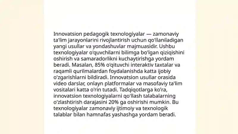 Pedagogik texnologiya turlari 4