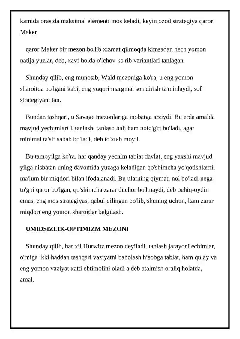 ALGEBRIK BARQARORLIK MEZONLARI 4
