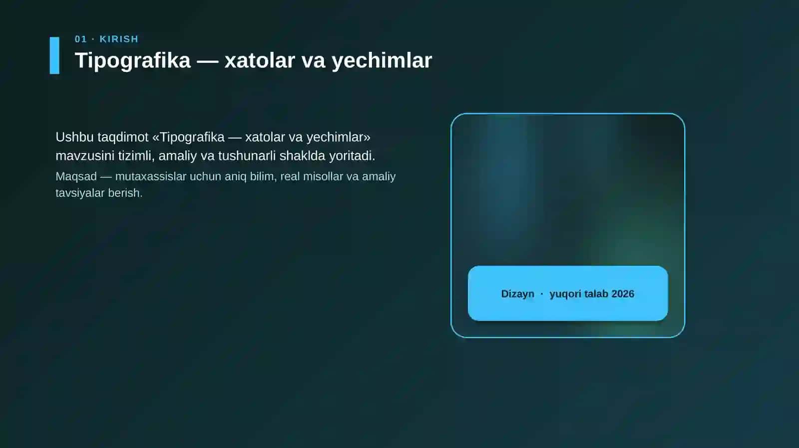 Tipografika — xatolar va yechimlar 4