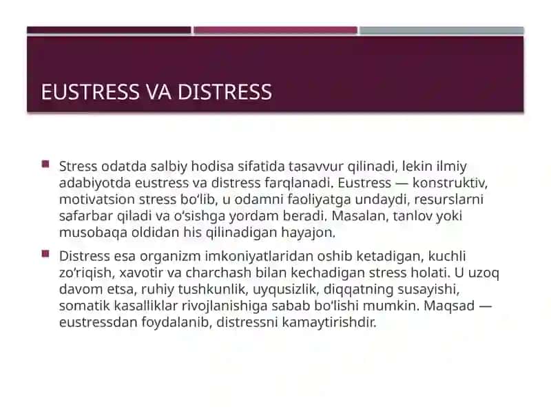 Stress mavzusi 4