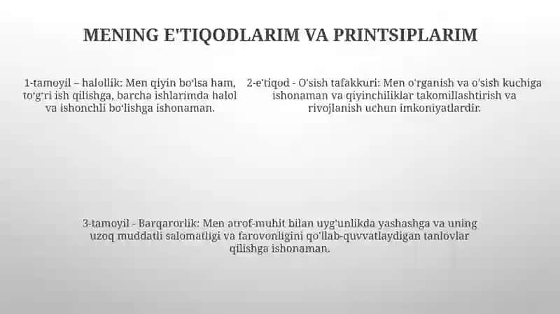 Mening Hayot Falsafam 4