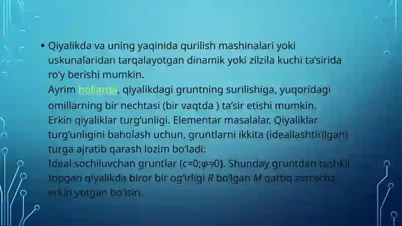 QiYalik Turg'unligi 4