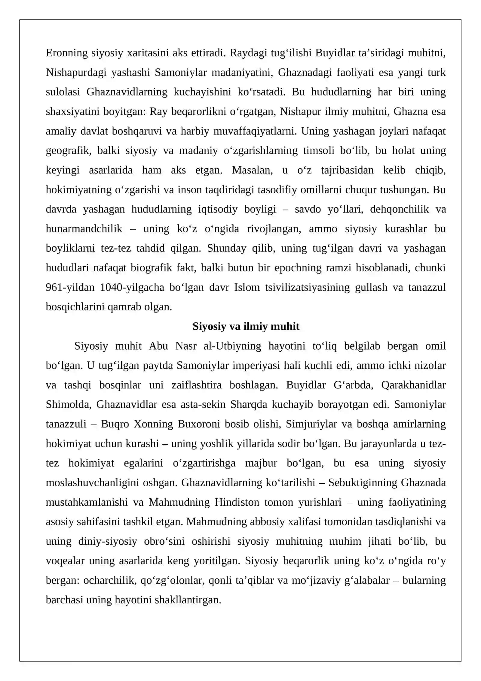 Abu Nasr al-Utbiyning hayoti va faoliyati 4