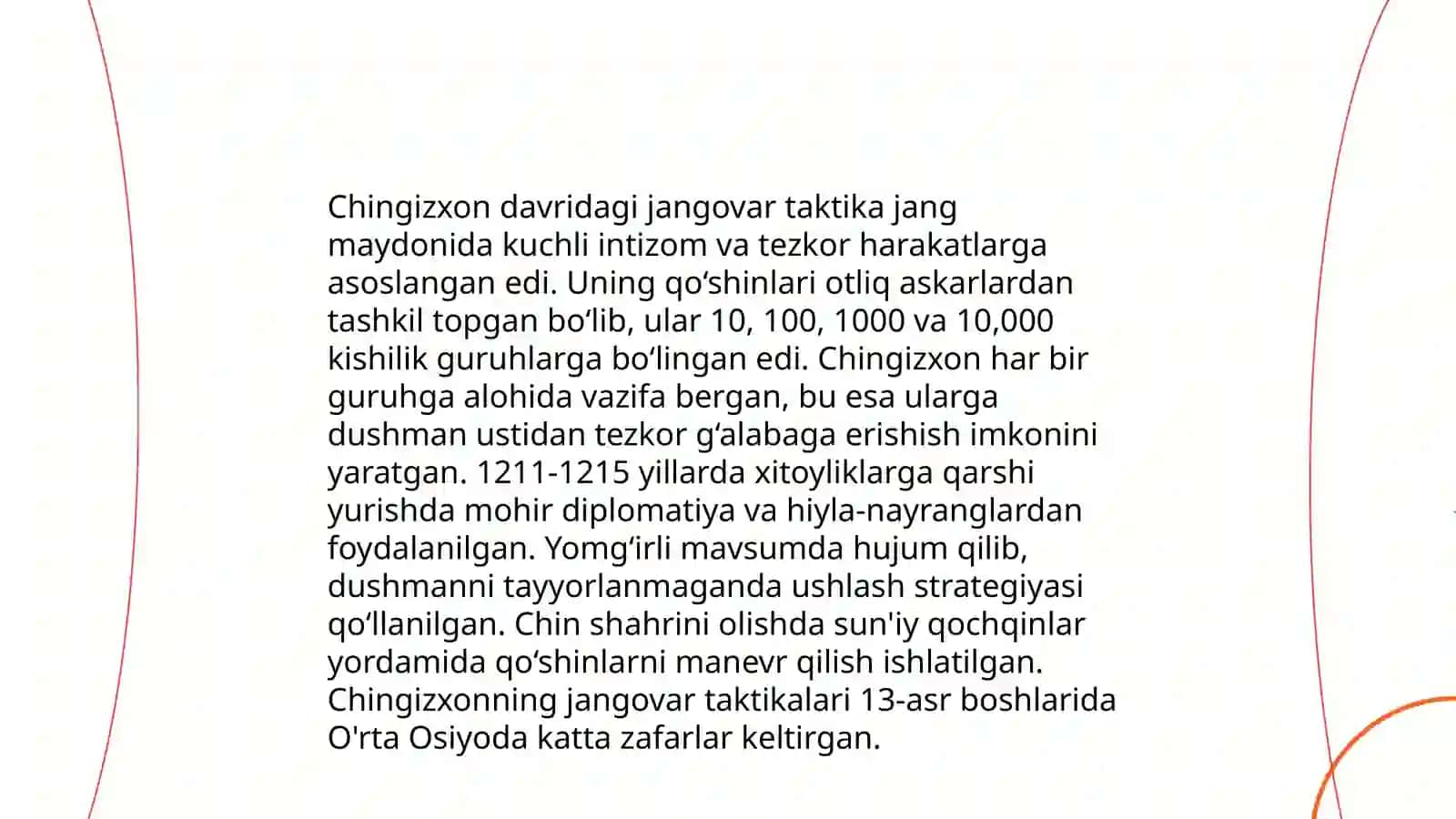 Chingizxonning bosqinchilik yurishlari 4