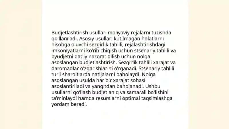 Moliya boshqaruv tizimlari 4