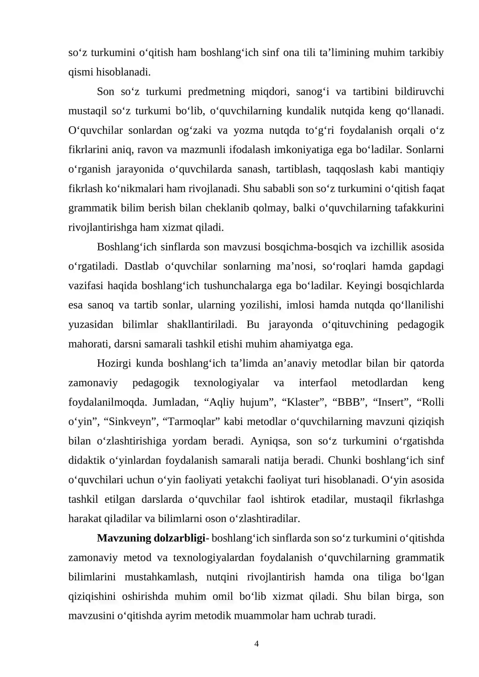 SON SO‘Z TURKUMI HAQIDA NAZARIY ASOSLAR 4
