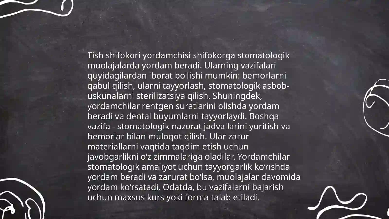 To'rt qo'l bilan ishlash(asistent bilan) 4