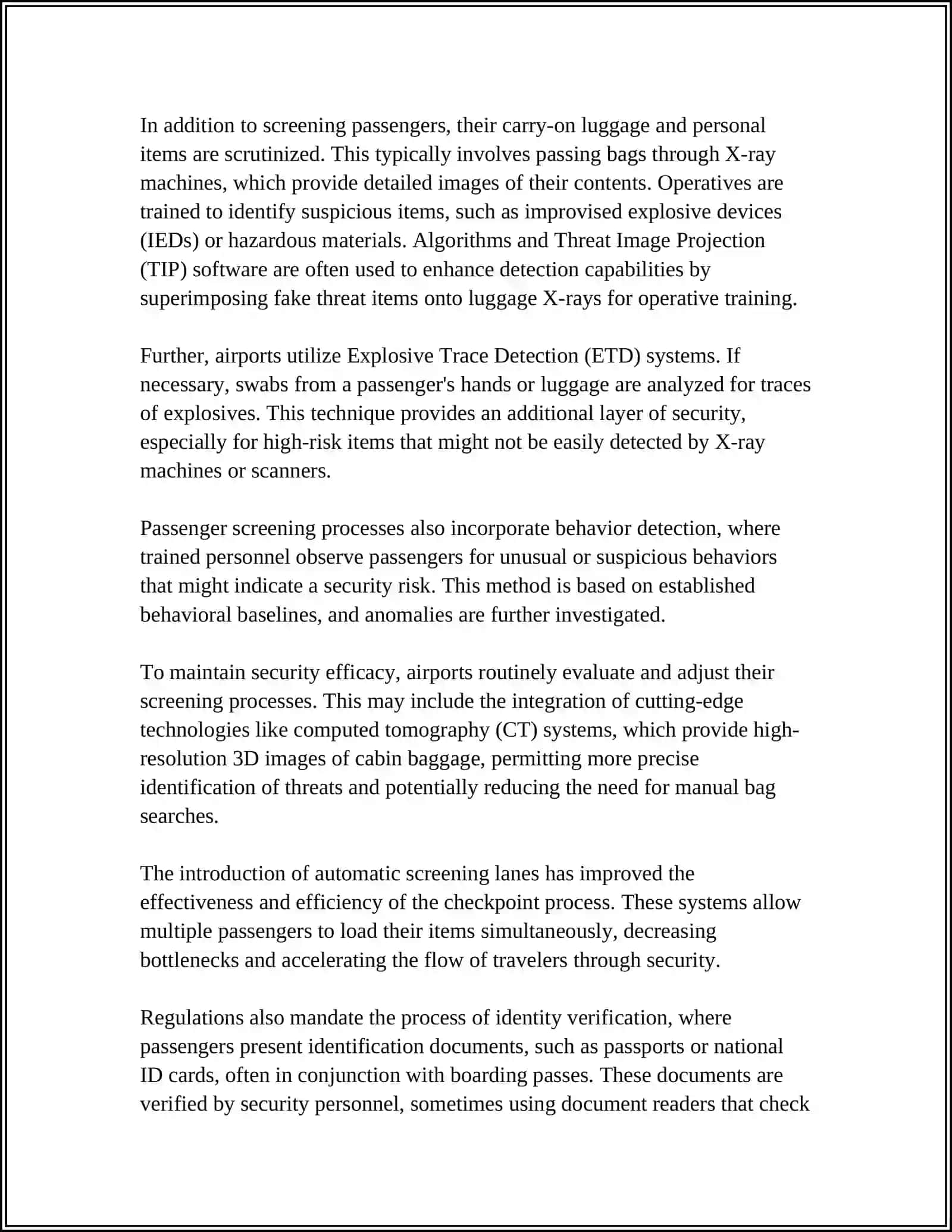 REFERAT Theme: AIRPORT’S SECURITY 4