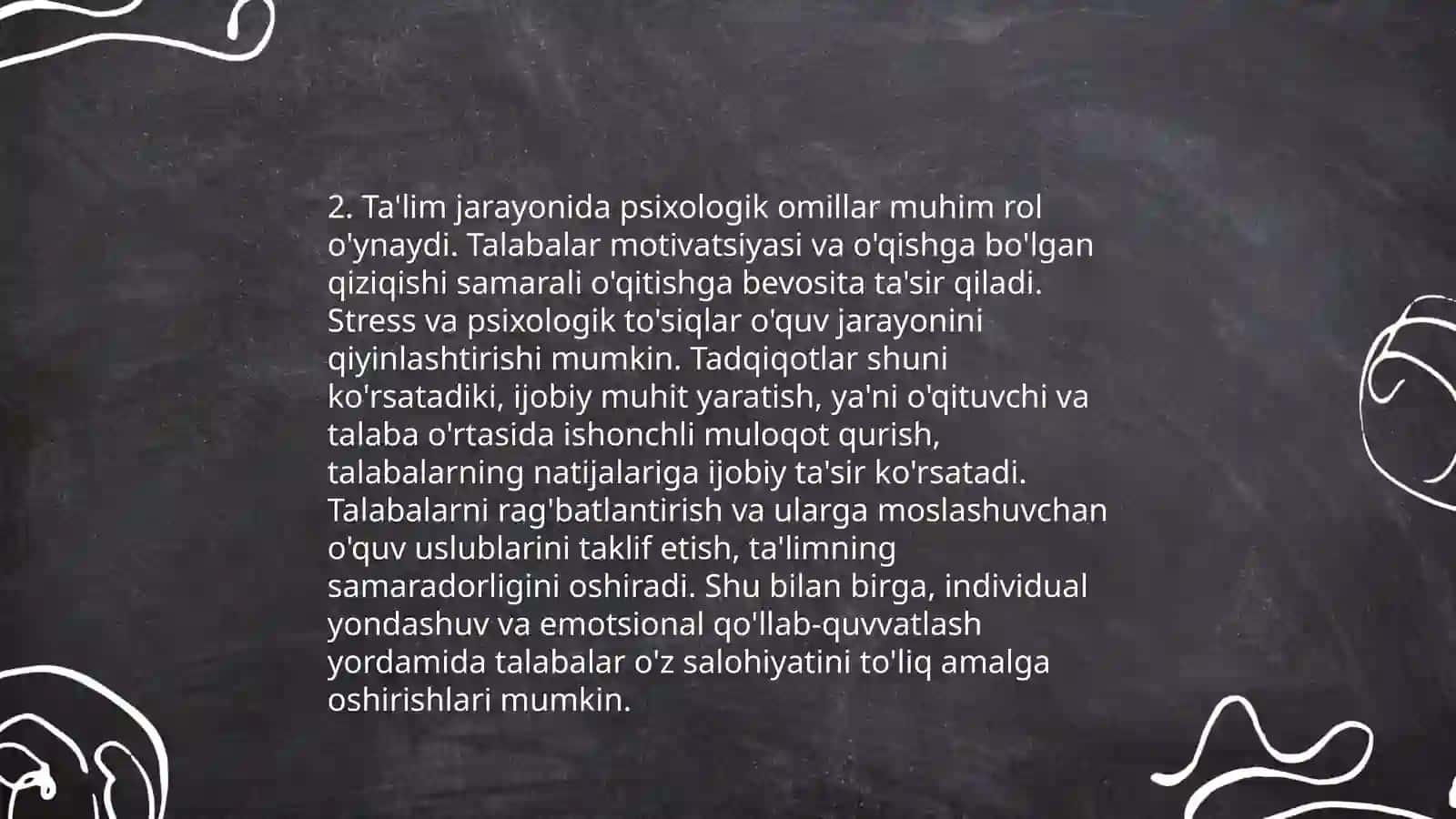 Ta'lim psixologiyasi 4