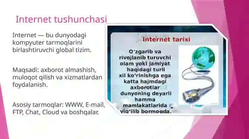 Informatika oʻqitish metodikasi 4
