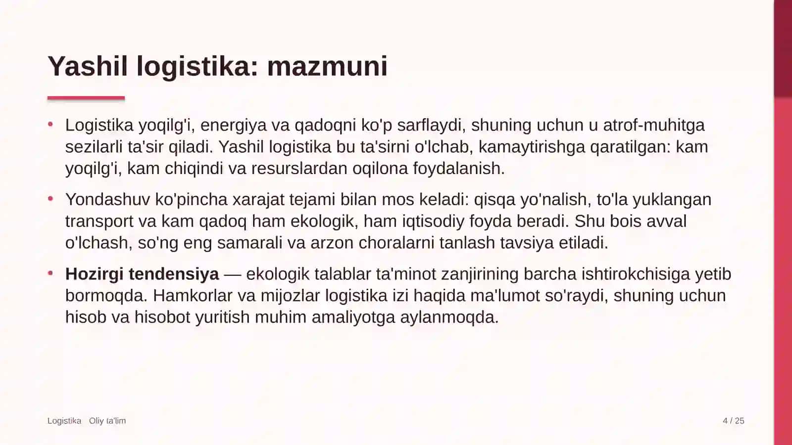 Bolalar turizmida yashil logistika 4
