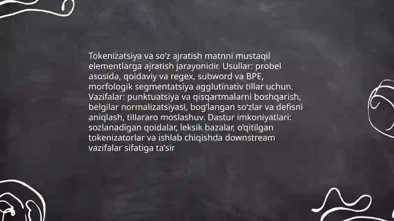 Matnni tozalash va normalizatsiya 4