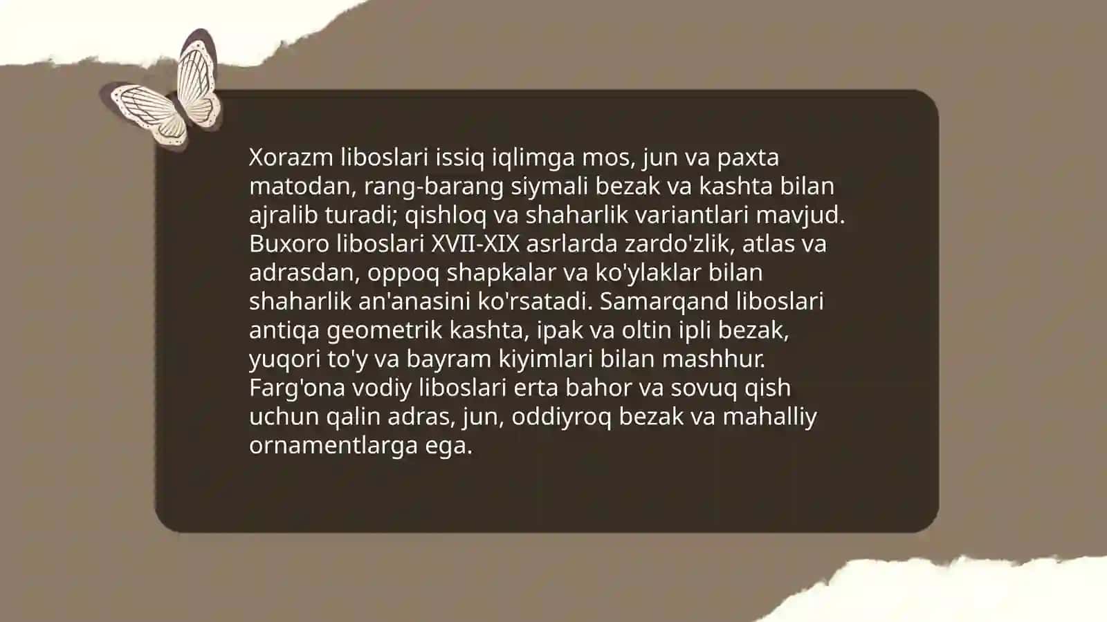 O'zbek milliy libosining tarixi 4
