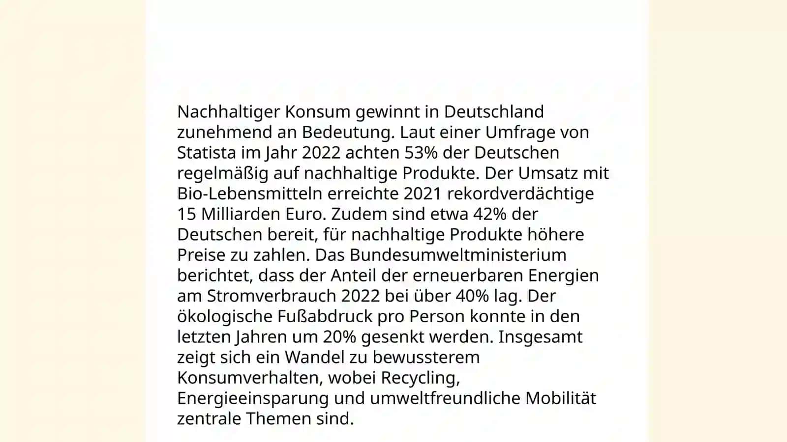 Konsum heute: Konsumverhalten 4