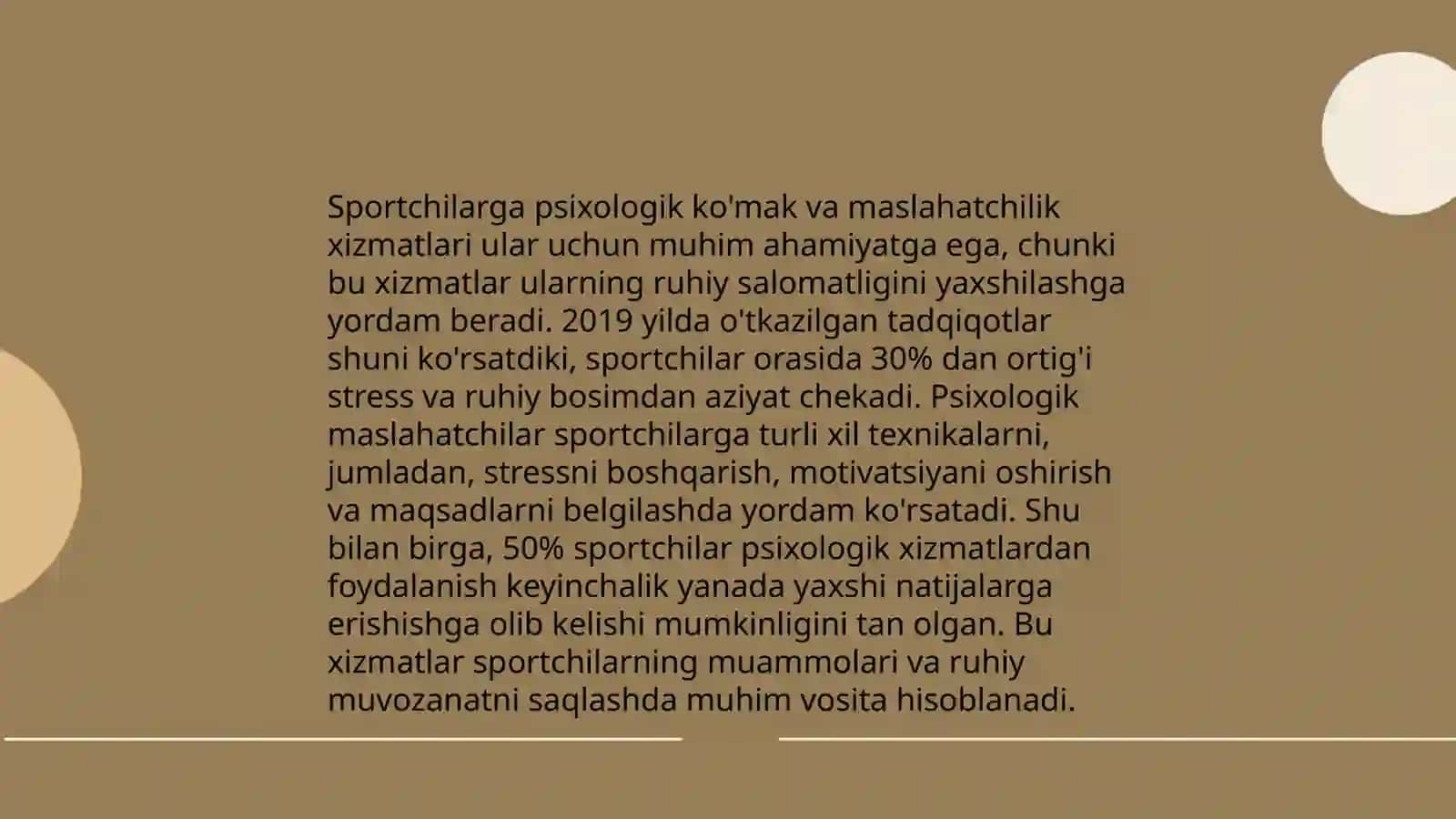 Professional sportchilarni ijtimoiy qoʻllab-quvvatlash faoliyati 4