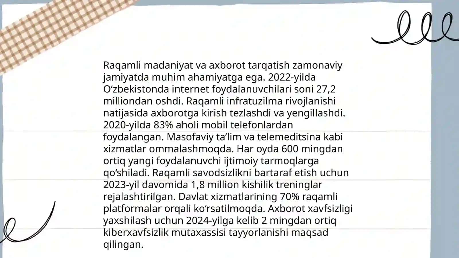 Media maydonda axborot tarqatish madaniyati 4
