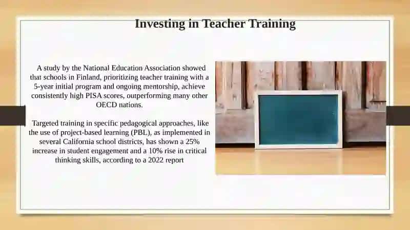 Enhancing Teaching Quality in Schools 4