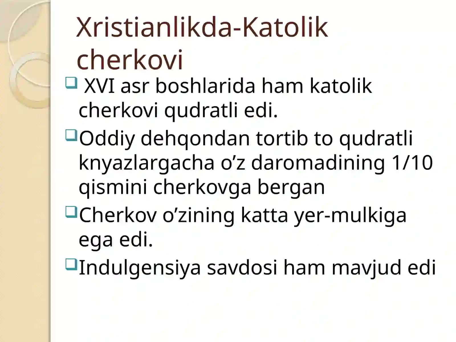 Yevropada reformatsiya. Germaniyada dehqonlar urushi 4