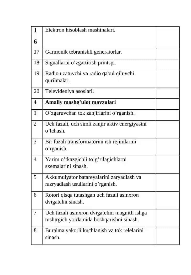 Fanning o‘quv uslubiy majmuasi 4