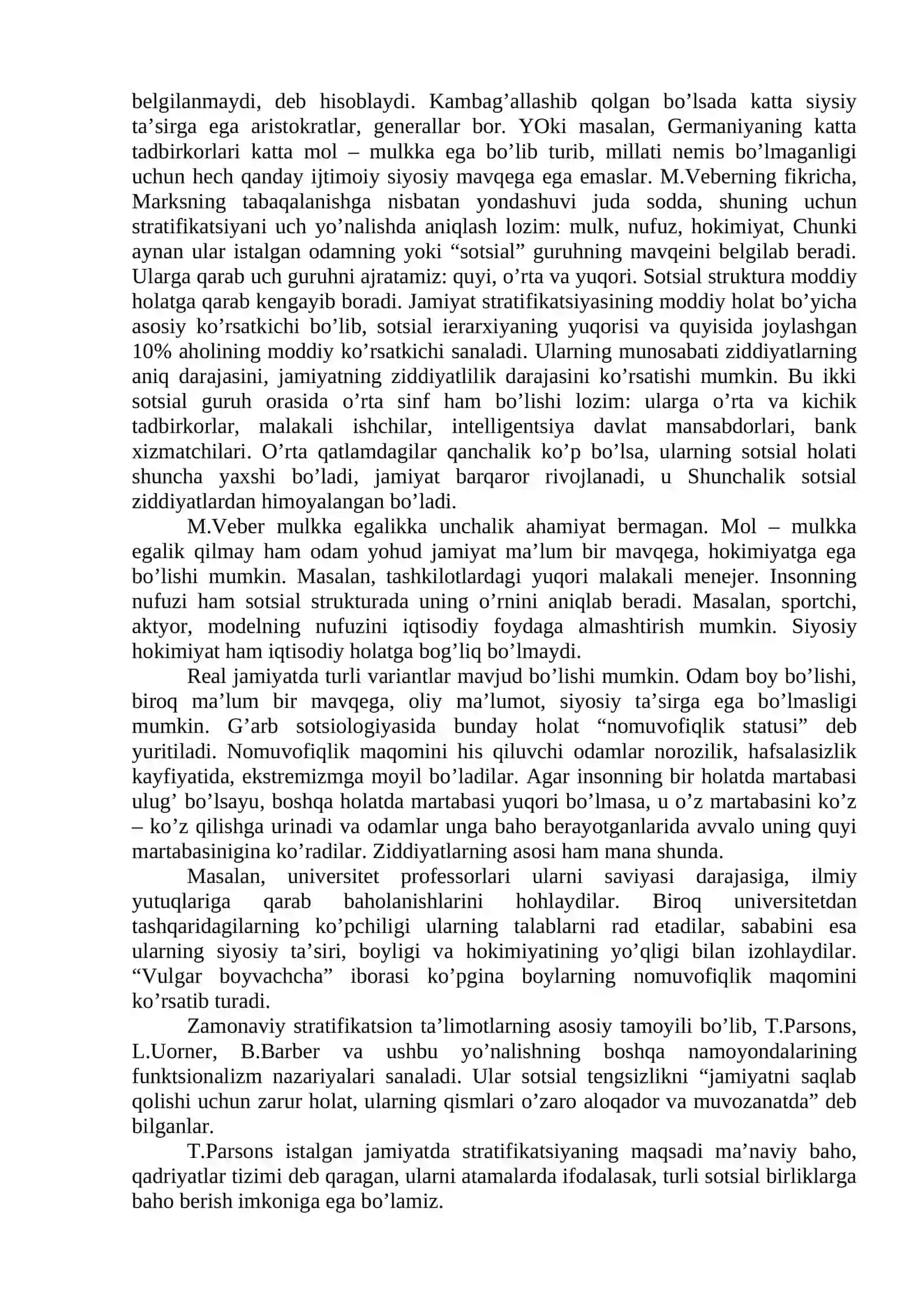 SOTSIAL STRATIFIKATSIYA 4