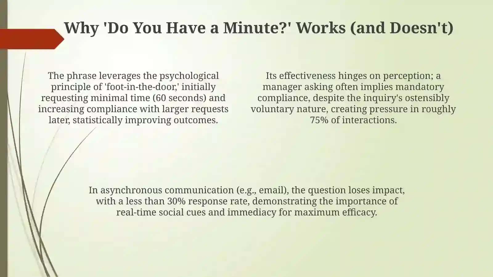 The Value of a Minute 4
