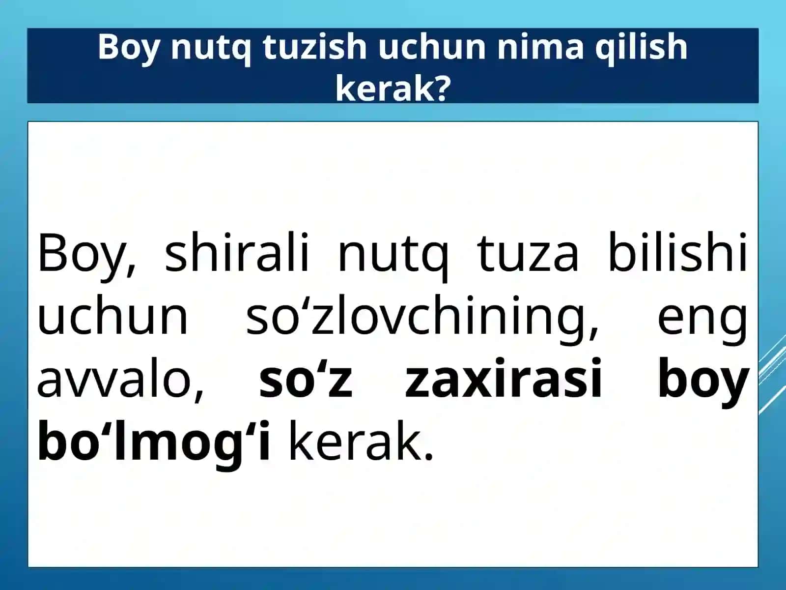 NUTQNING BOYLIGINITA’MINLOVCHI VOSITALAR 4