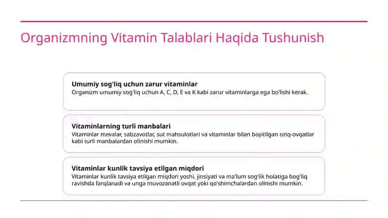 Vitaminlar va ularning ahamiyati 4
