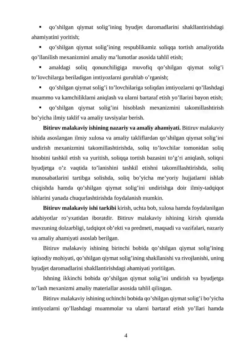 Qo’shilgan qiymat solig’ini hisoblash va to’lash tartibi 4