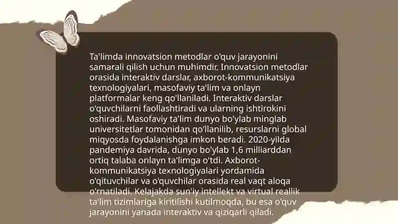 Dars rejalarini tuzish metodikasi 4