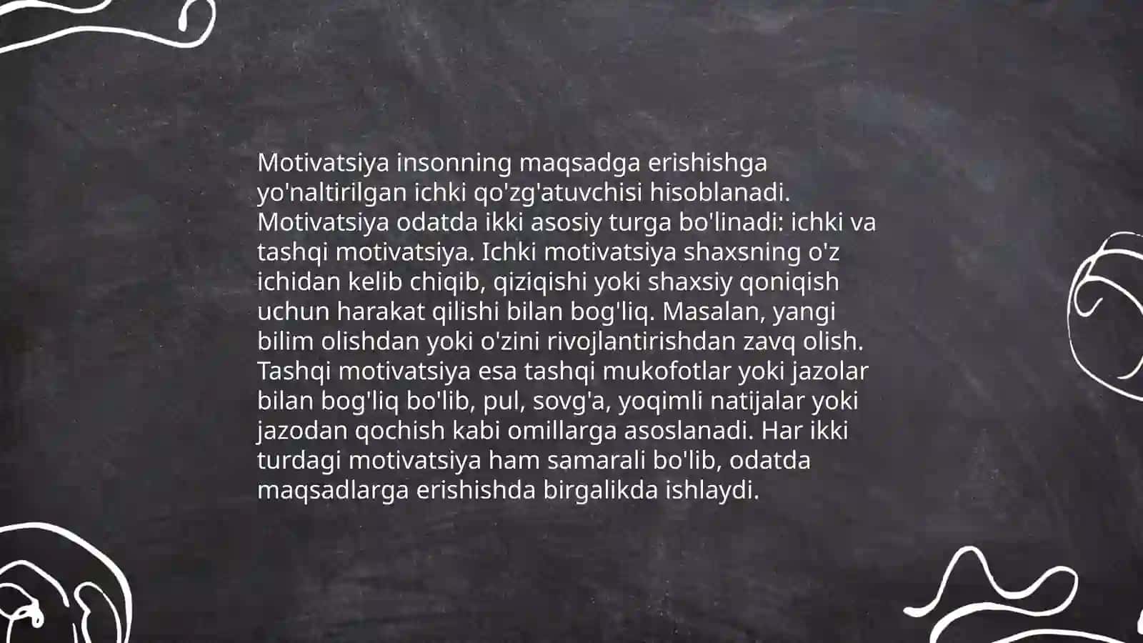 Mativatsiya haqida tushuncha 4