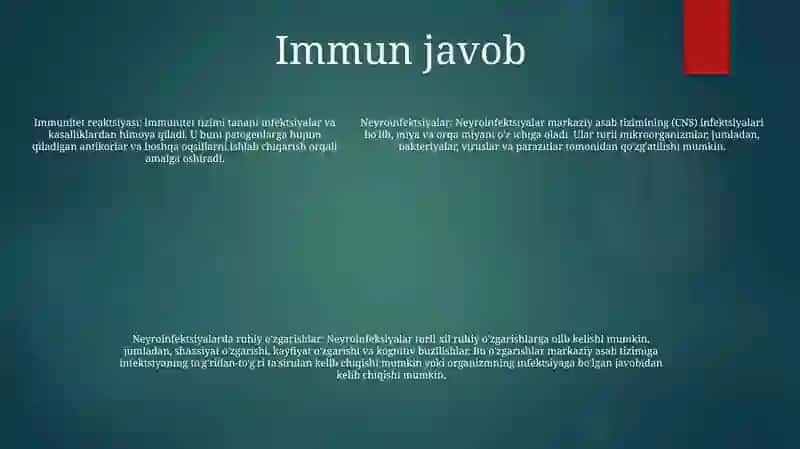 Neyroinfeksiyalardagi Ruhiy O'Zgarishlar 4