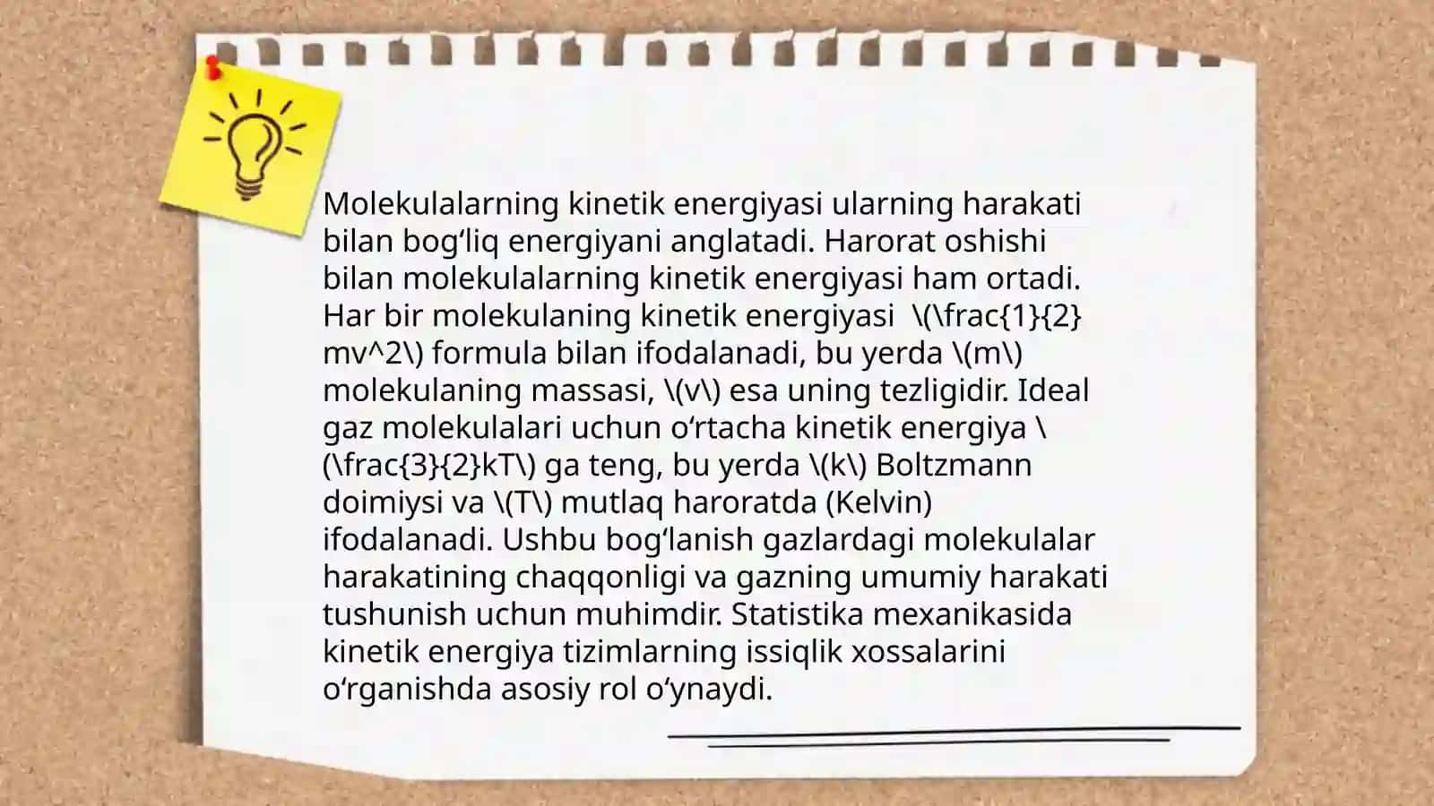 Molekulalarning energiyasi, molekulaning fazoviy tuzilishi 4
