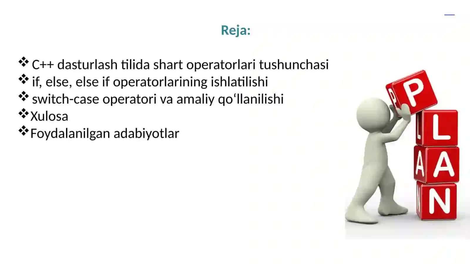 c++da shart operatorlari 4