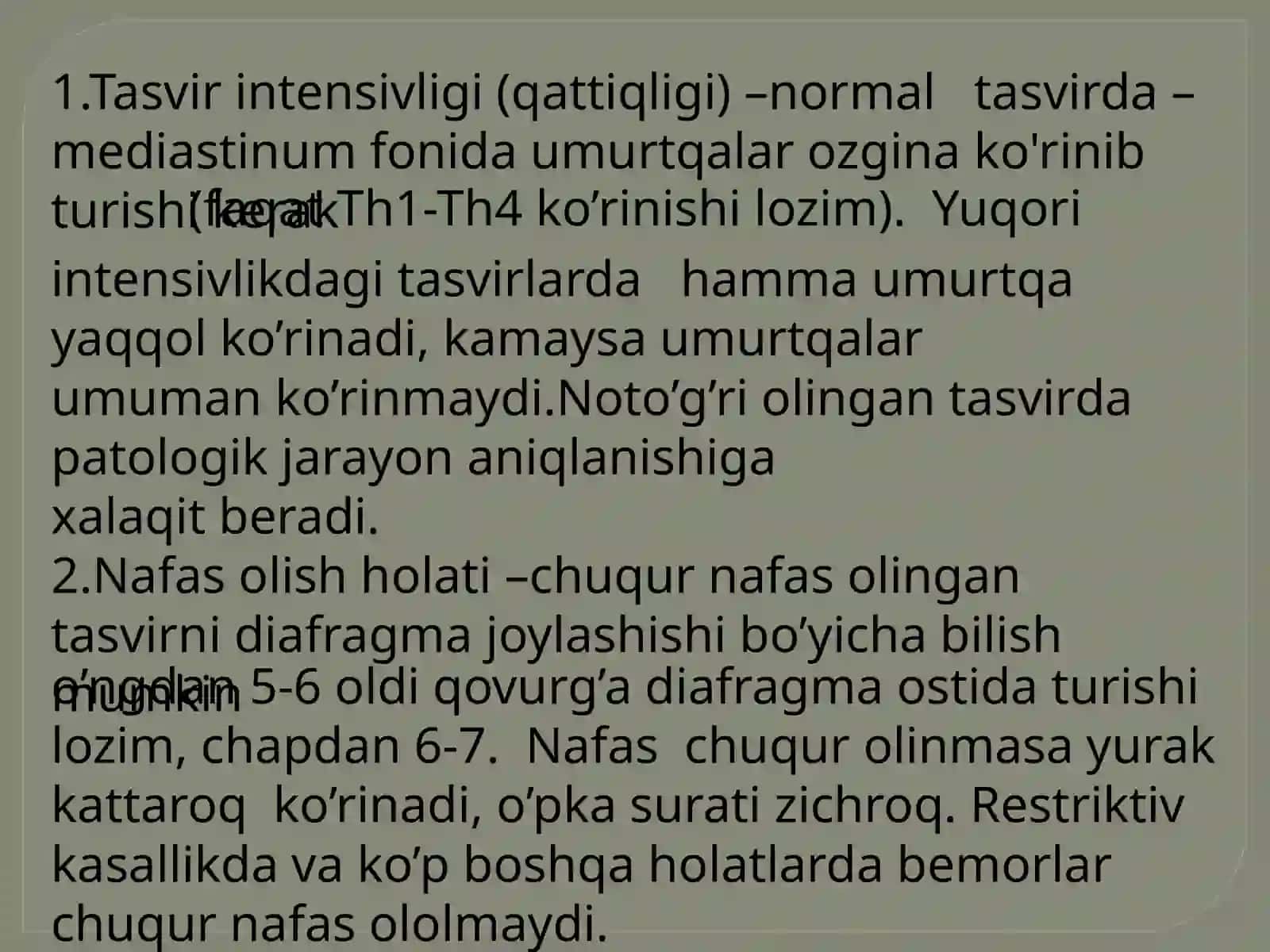 Ko’krak qafasi rentgenografiyasi 4