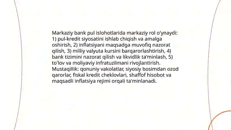 Pul islohotlari 4