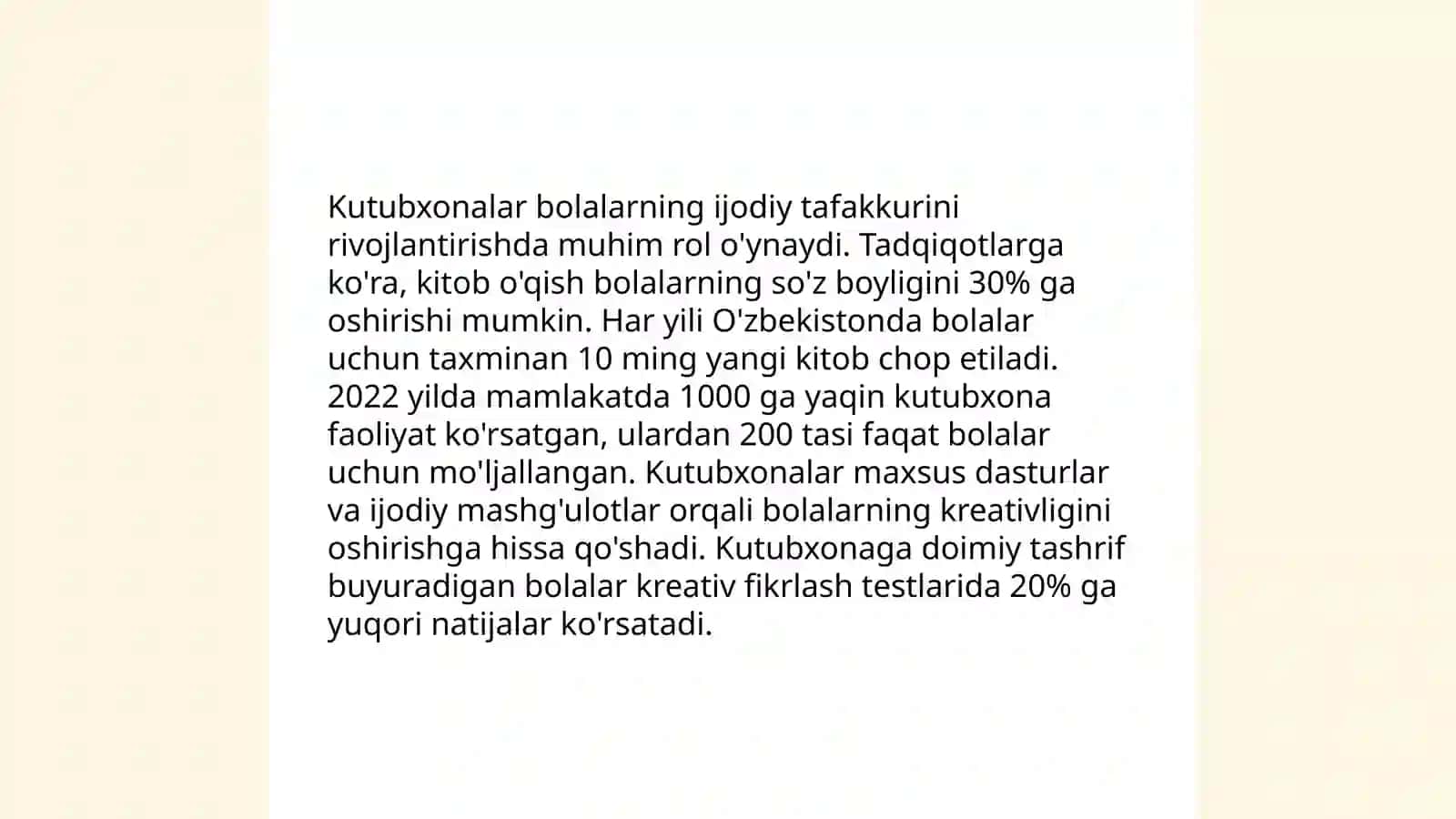 Bolalar kutubxonalari ahamiyati 4