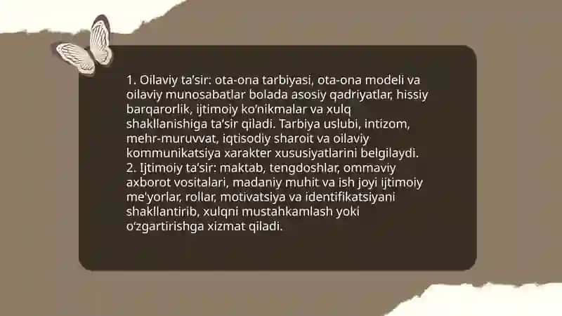 Xarakter va Nazokat 4