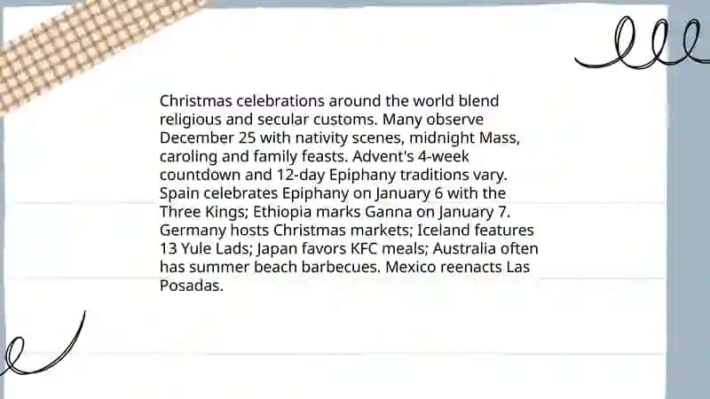 Holidays and Festivals around the world 4